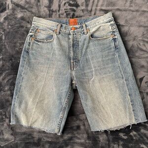 Jamie Haller - The Cut Knee Short - size 28 in worn indigo - NWOT